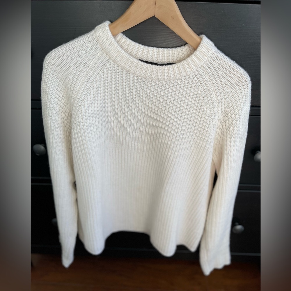Jenni Kayne cashmere fisherman sweater size small